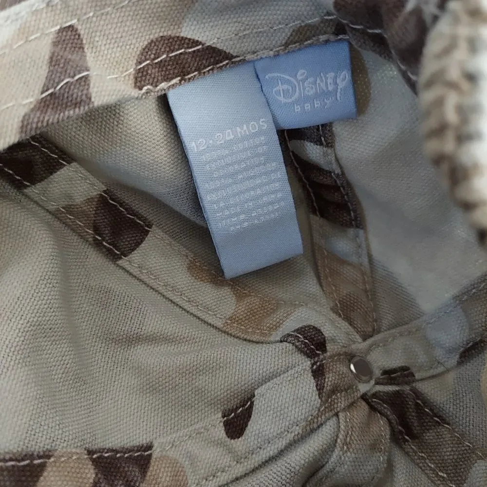 Disney Baby Brown Camo Tigger Hat 12-24 Months